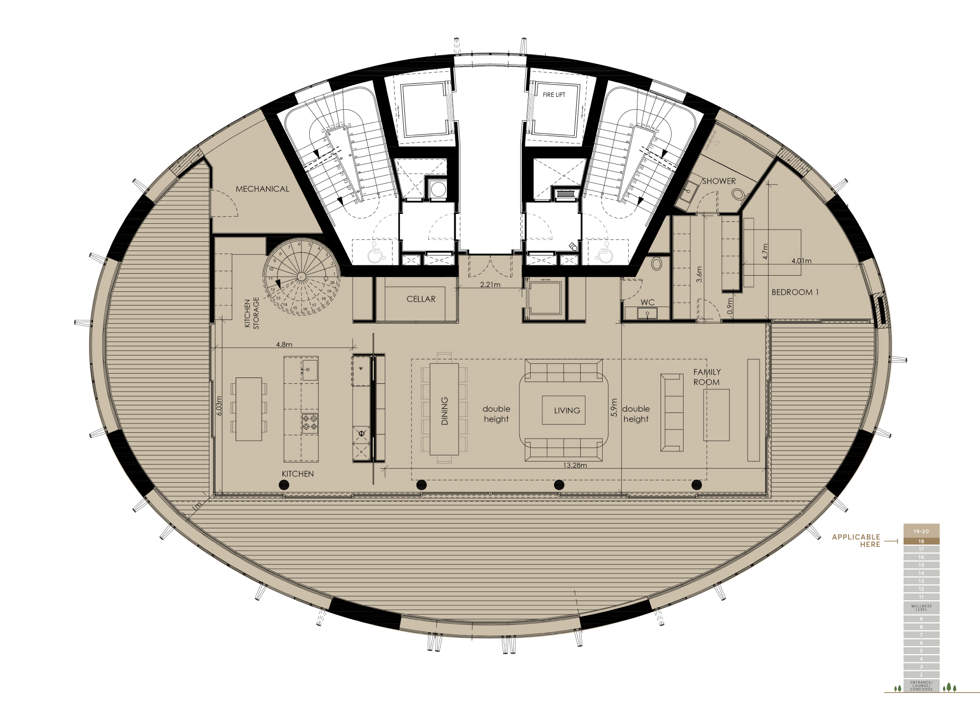 Floorplan Penthouse