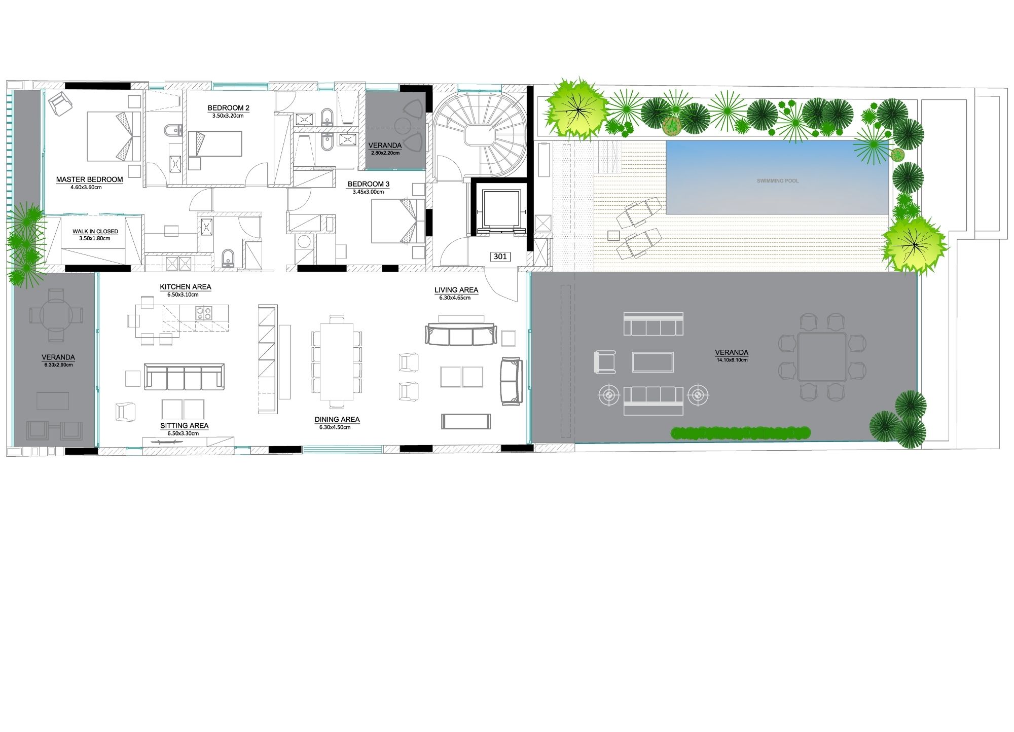 Floorplan Circe-301